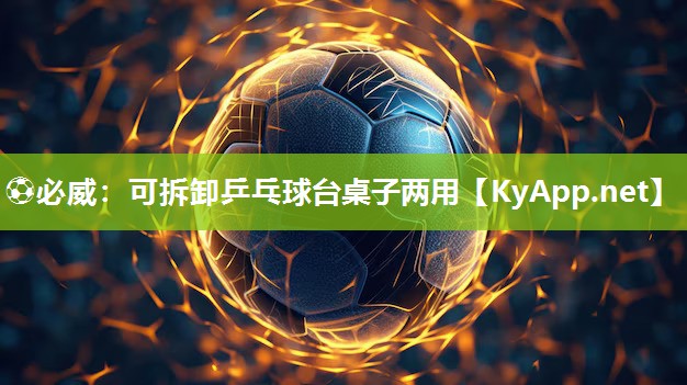 ⚽必威：可拆卸乒乓球台桌子两用